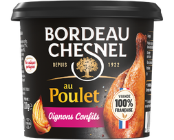 Recette au Poulet <br>aux Oignons Confits